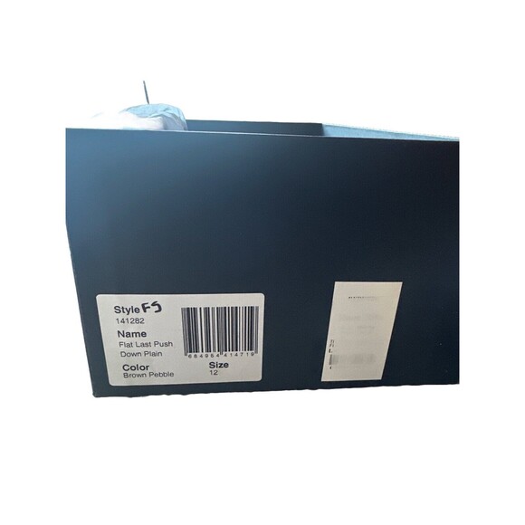 The Men's Store Bloomingdale's Men's 12 Last Push Down Apron Toe Loafers Brown - Picture 7 of 7